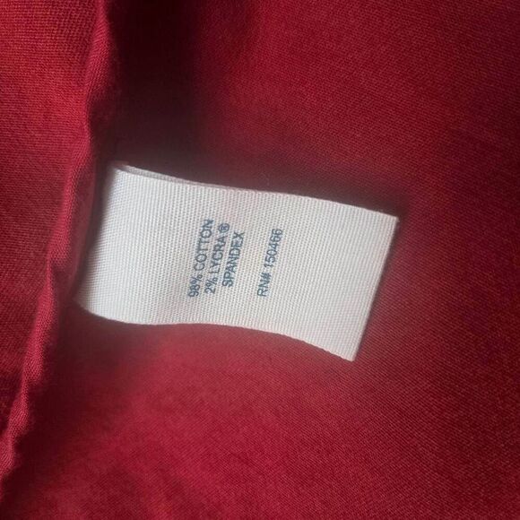 Market & Spruce red jacket Kathleen Cargo coat  size small - Picture 12 of 13